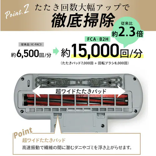 �z�c�N���[�i�[ �ӂƂ�|���@ �R�[�h�� ����������15000�� FCA-B2H-W_7