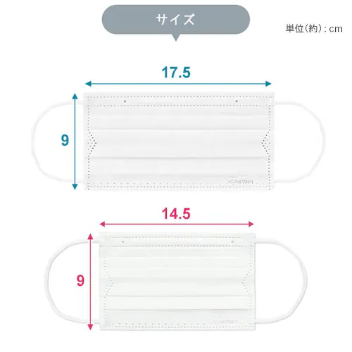 【60枚】 日本製 プリーツ マスク ふつうサイズ_4