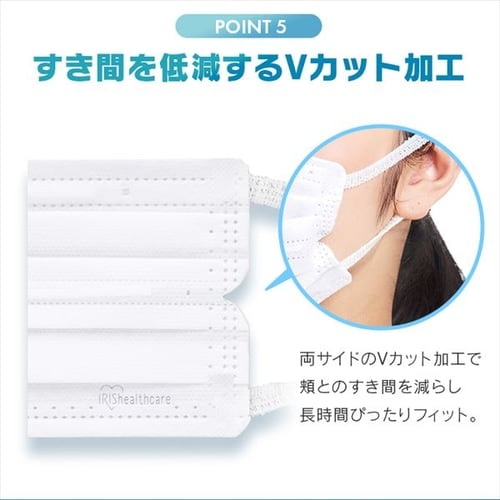 150枚】 日本製 ナノエアー マスク ふつうサイズ 50枚入×3個セット