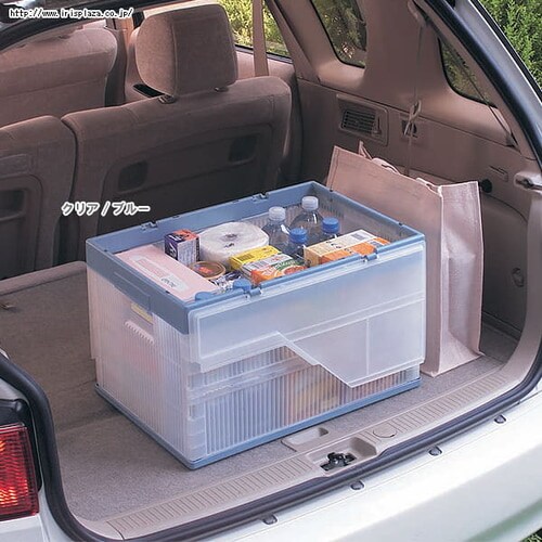  ���[�{�b�N�X �t�^�t �܂肽���݃R���e�i 53L �N���A�^�u���[�@_6