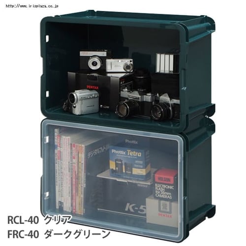 収納ボックス ラックコンテナ スタッキング FRC-40 クリア H209578