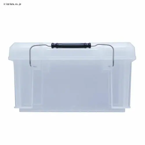 【10個セット】 収納ボックス バックルコンテナ BL-13R チャコールグレー_5