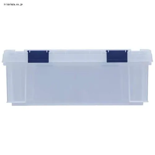 収納ボックス 密閉バックルコンテナ 蓋付き MBR-22R クリア/チャコールグレー_3