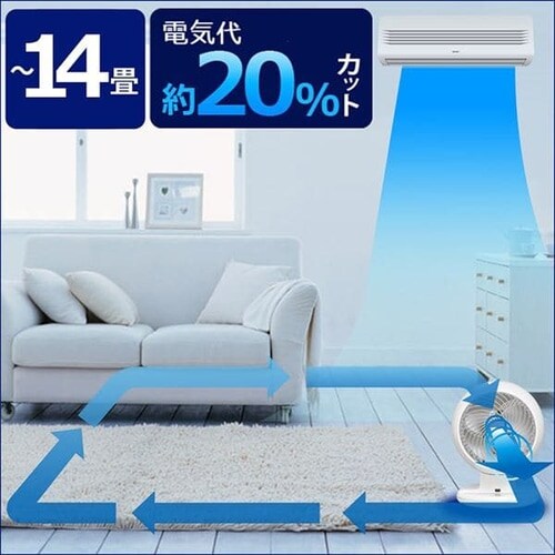 【訳あり】サーキュレーター 上下左右首振りタイプ PCF-C18T _2