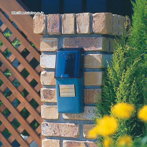 ポスト 壁掛け コンパクト PH-350 青銅色_3