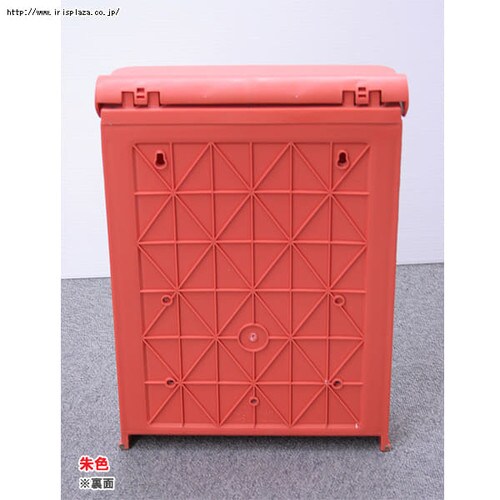 ポスト 壁掛け プラスチック製 PH-380N 朱色 H230312 │アイリス