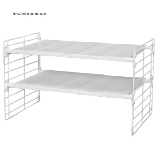 シンク下伸縮棚 2段 USD-2V ホワイト H246254│アイリスオーヤマ公式