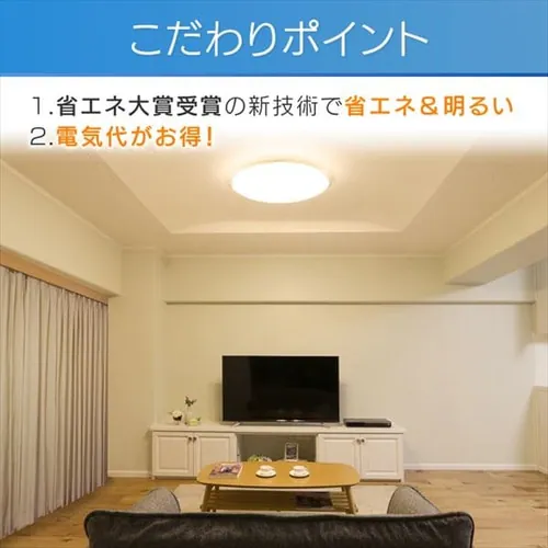 【訳あり】LEDシーリングライト メタルサーキットシリーズ フラットフレームタイプ 12畳 _2