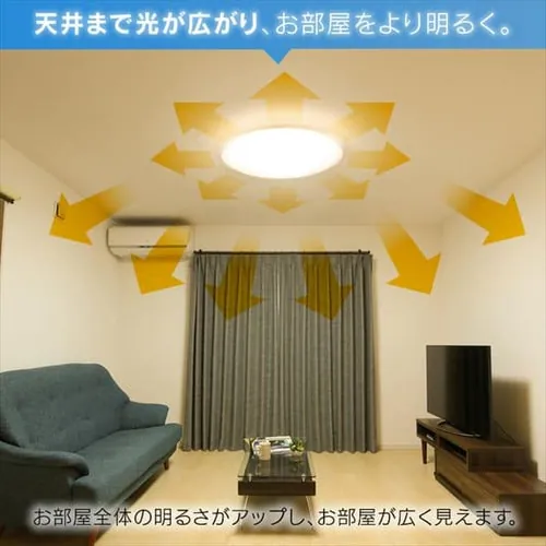 【訳あり】LEDシーリングライト メタルサーキットシリーズ フラットフレームタイプ 12畳 _4