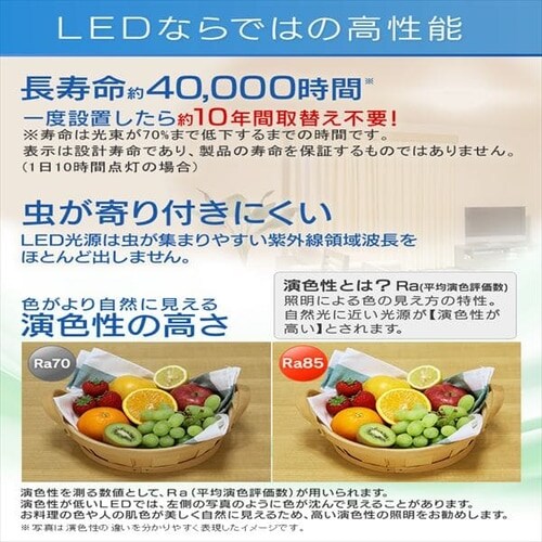 LED�V�[�����O���C�g ���^���T�[�L�b�g�V���[�Y 5.1�V���[�Y CL6D-5.1_10