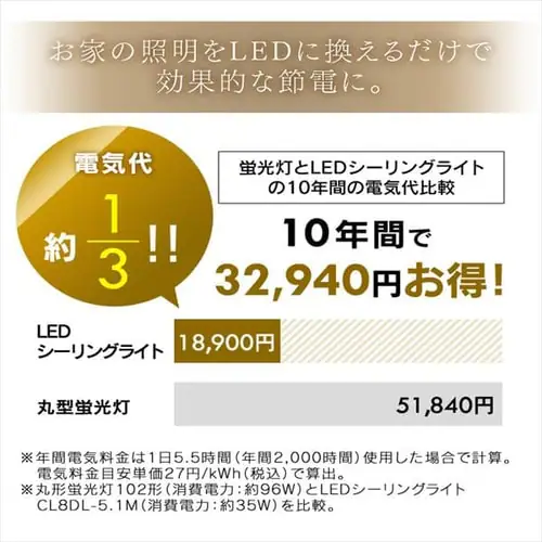 【2個セット】 LED シーリングライト 8畳 調光 調色 工具・工事不要 リモコン付き 5年保証 CL8DL-5.1M_11
