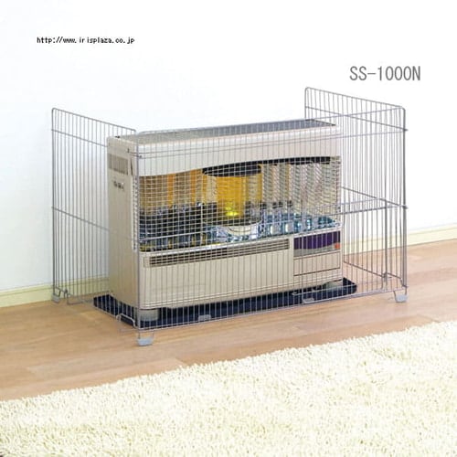 ストーブガード SS-1000N シルバー (幅105×奥行67×高さ71cm) H249662