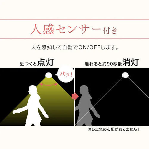シーリングライト LED 小型 メタルサーキットシリーズ 2000lm 人感センサー付き 電球色 玄関 廊下 キッチン 洗面所 クローゼット 照明 SCL20LMSMCHL_9