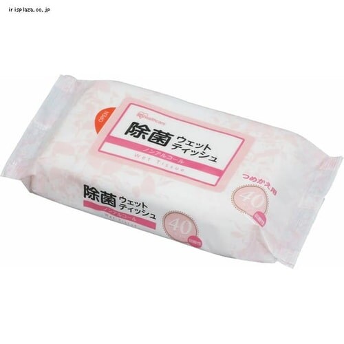 卓上除菌ウェットティッシュ ノンアルコールタイプ 本体 40枚 DWT-NB40_3