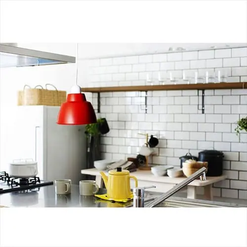 ホーロー調プラシェード LEDデザインペンダントライト≪Gammmel Plas≫PL5L-E17PE1 Sサイズ 全5色_2