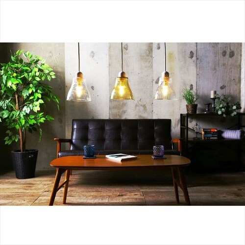 ペンダントライト ガラス製 E17 Sサイズ Lapinシリーズ PL5L-E17CG1-T アンバー_4