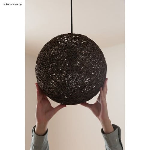 ペンダントライト LED 麻製 丸型 E26 Bantalanシリーズ PL8L-E26BT28EB