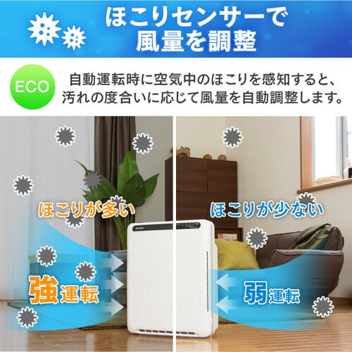 空気清浄機 14畳 ほこりセンサー マイナスイオン お手入れ簡単 PMAC
