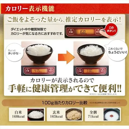 【訳あり】米屋の旨み 銘柄量り炊きIHジャー 炊飯器 3合 _9