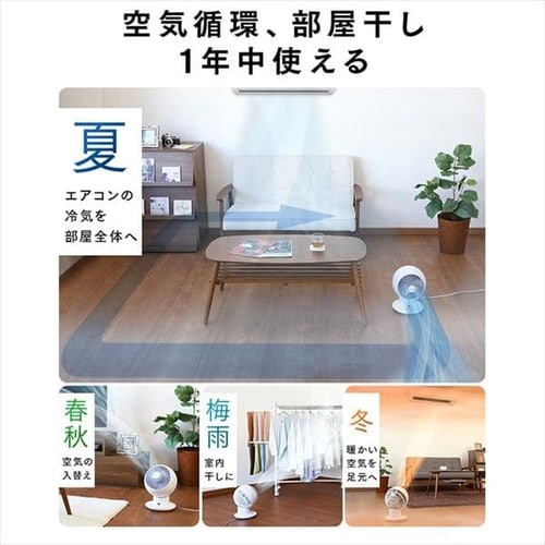 サーキュレーター 18畳 左右首振り PCF-SC15 ホワイト H273514