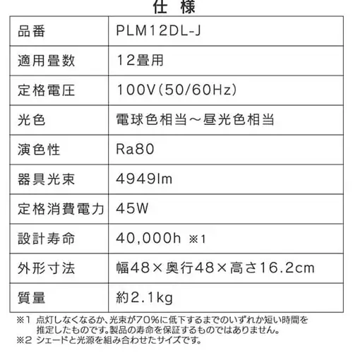 �a���y���_���g���C�g ���^���T�[�L�b�g�V���[�Y 12�� PLM12DL-J_20