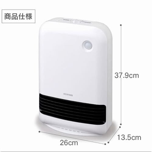 �l���Z���T�[�t�� �啗�ʃZ���~�b�N�t�@���q�[�^�[ 1200W ���J�� JCH-12DD3-W �z���C�g_16