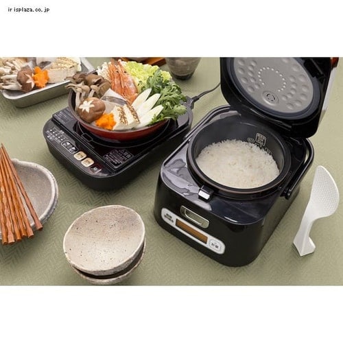 409-P IRIS OHYAMA IHジャー炊飯器 RC-IA30-B 訳あり】米屋の旨み 銘柄量り炊き IHジャー炊飯器 3合 RC-IA30-B