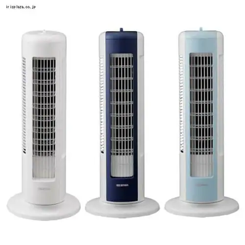 タワーファン 扇風機 ミニ 静音 左右首振り 上下ルーバーTWF-M6T-LA ブルー_25