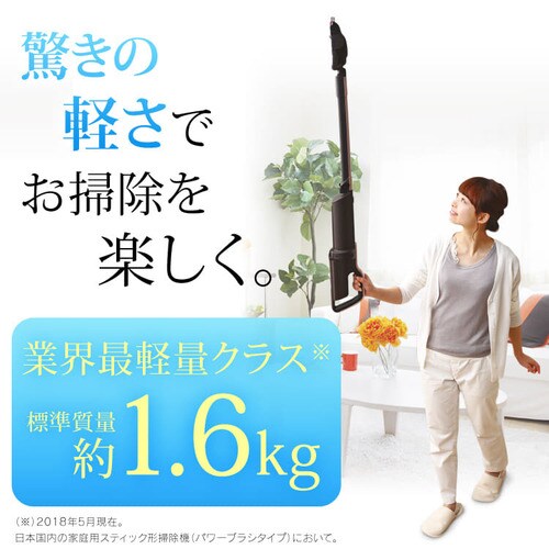 【訳あり】極細軽量スティッククリーナー(スタンド・モップ付) _16