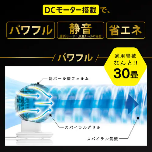 �T�[�L�����[�^�[�A�C 30�� DC���[�^�[ �㉺���E��U�� �R���p�N�g �u���b�N_5