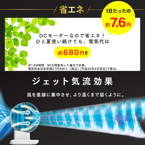 �T�[�L�����[�^�[�A�C 30�� DC���[�^�[ �㉺���E��U�� �R���p�N�g SDC18TK �z���C�g_7