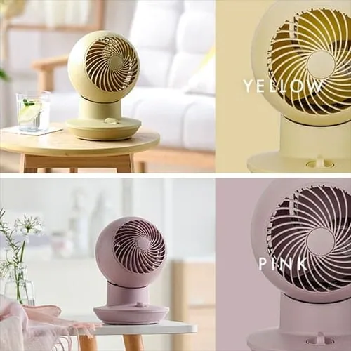 サーキュレーターアイ ミニ 8畳 左右首振り コンパクト PCF-SM122-Y イエロー_14