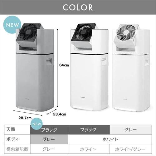 サーキュレーター衣類乾燥除湿機 デシカント式 13畳 5L 静音 1台3役