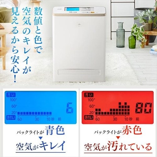 空気清浄機 25畳 ほこりセンサー 自動運転モード マイナスイオン お