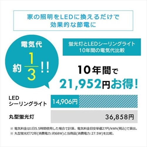 LED�V�[�����O���C�g 5.11 �������� �v���[��6������ CL6D-5.11V_14