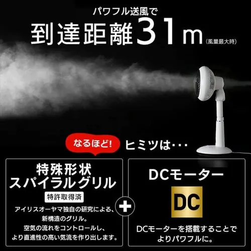 �T�[�L�����[�^�[ ��@ 24�� DC���[�^�[ �������� �㉺���E��U�� KSF-DCV151T �z���C�g_11