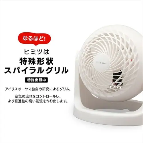 サーキュレーター 8畳 マカロン型 PCF-MKM15N-B ブラック_18