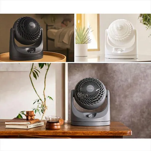 サーキュレーター 8畳 マカロン型 左右首振り PCF-MKM15-B ブラック_5