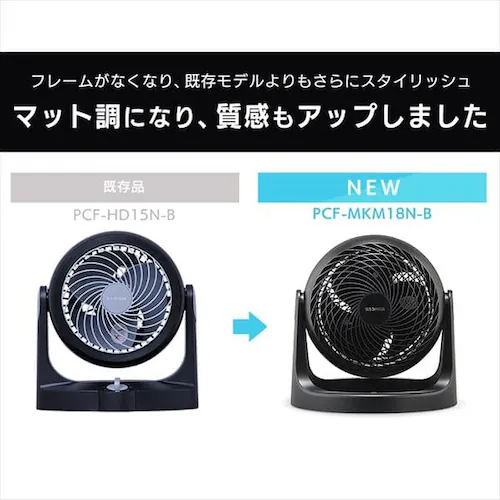 サーキュレーター 14畳 マカロン型 PCF-MKM18N-B ブラック【前払い不可】【代引き不可】【同梱不可】_5