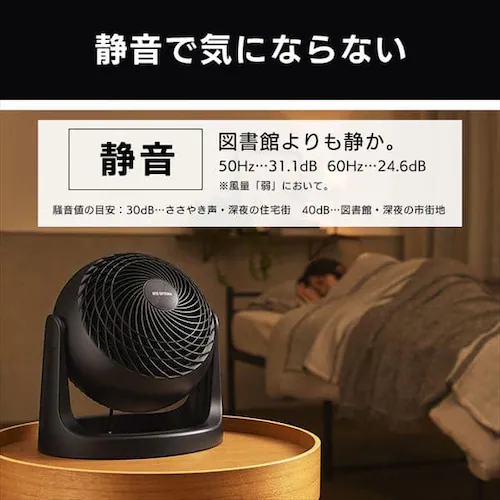 サーキュレーター 14畳 マカロン型 PCF-MKM18N-B ブラック【前払い不可】【代引き不可】【同梱不可】_12