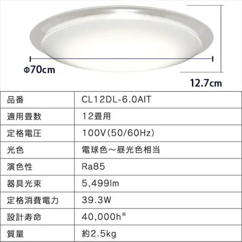 LED �V�[�����O���C�g 12�� ���� ���F AI�X�s�[�J�[ �H��E�H���s�v �����R���t�� 5�N�ۏ� CL12DL-6.0AIT+Google Nest Mini�y������s�z_17