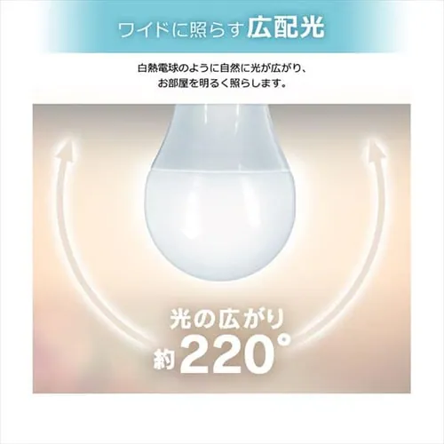 LED�d�� E26 �L�z�� 60�`���� RGBW���F AI�X�s�[�J�[ LDA10F-G/D-86AITG+Google Nest Mini_14