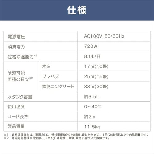 サーキュレーター衣類乾燥除湿機 デシカント式 20畳 8L 静音 1台3役