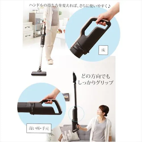 掃除機 コードレス 紙パック 自走式 極細軽量 モップ付 SBD-F2P _13