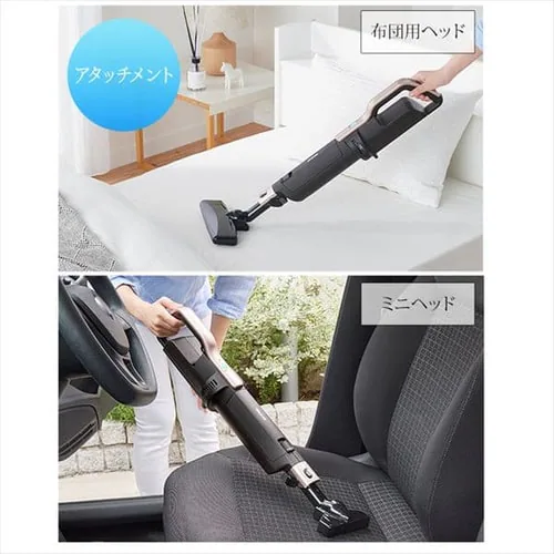 掃除機 コードレス 紙パック 自走式 極細軽量 モップ付 SBD-F2P _15