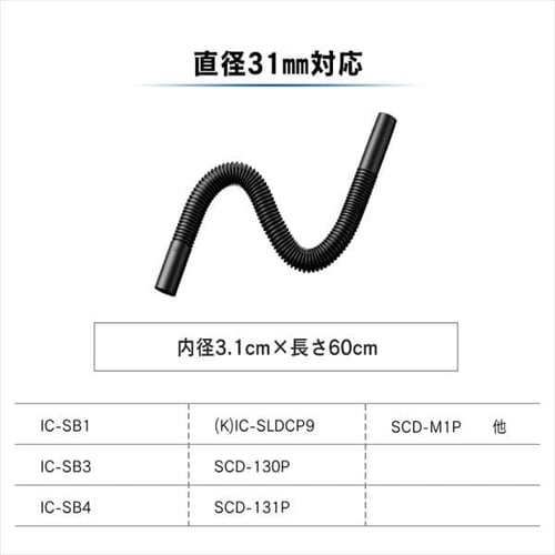 別売りフレキシブルホース 直径29mm対応 CEN29 H285252 │アイリス