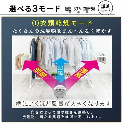 �T�[�L�����[�^�[�A�C 24�� DC���[�^�[ �㉺���E��U�� KCF-SDC152T-W �p�[���z���C�g_12