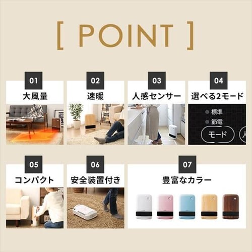 �Z���~�b�N�q�[�^�[ �l���Z���T�[ PCH-M12B-A ����2�i�K �啗�� �u���[_4