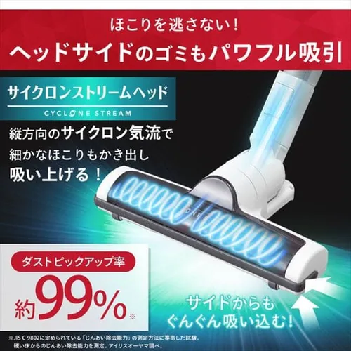 【訳あり】掃除機 コードレス 紙パック 極細軽量 SBD-74-W ホワイト _4