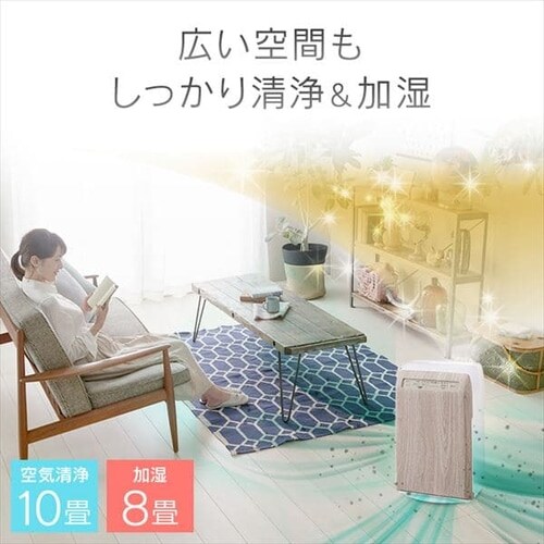 空気清浄機 10畳 加湿空気清浄機 8畳 デザインモデル スチーム式 風量3
